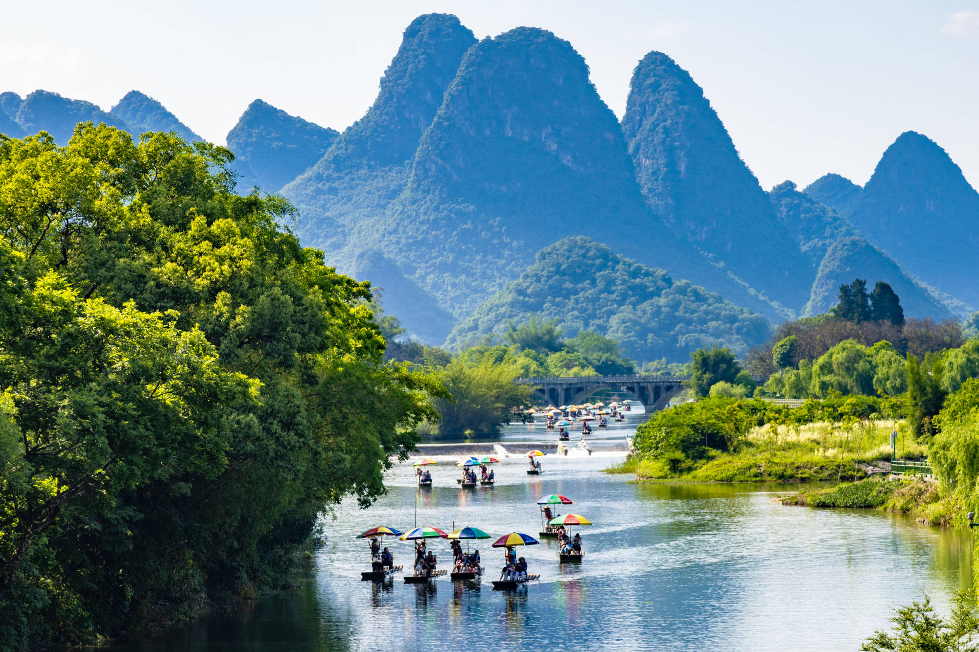 Yulong River Bamboo Raft image 2