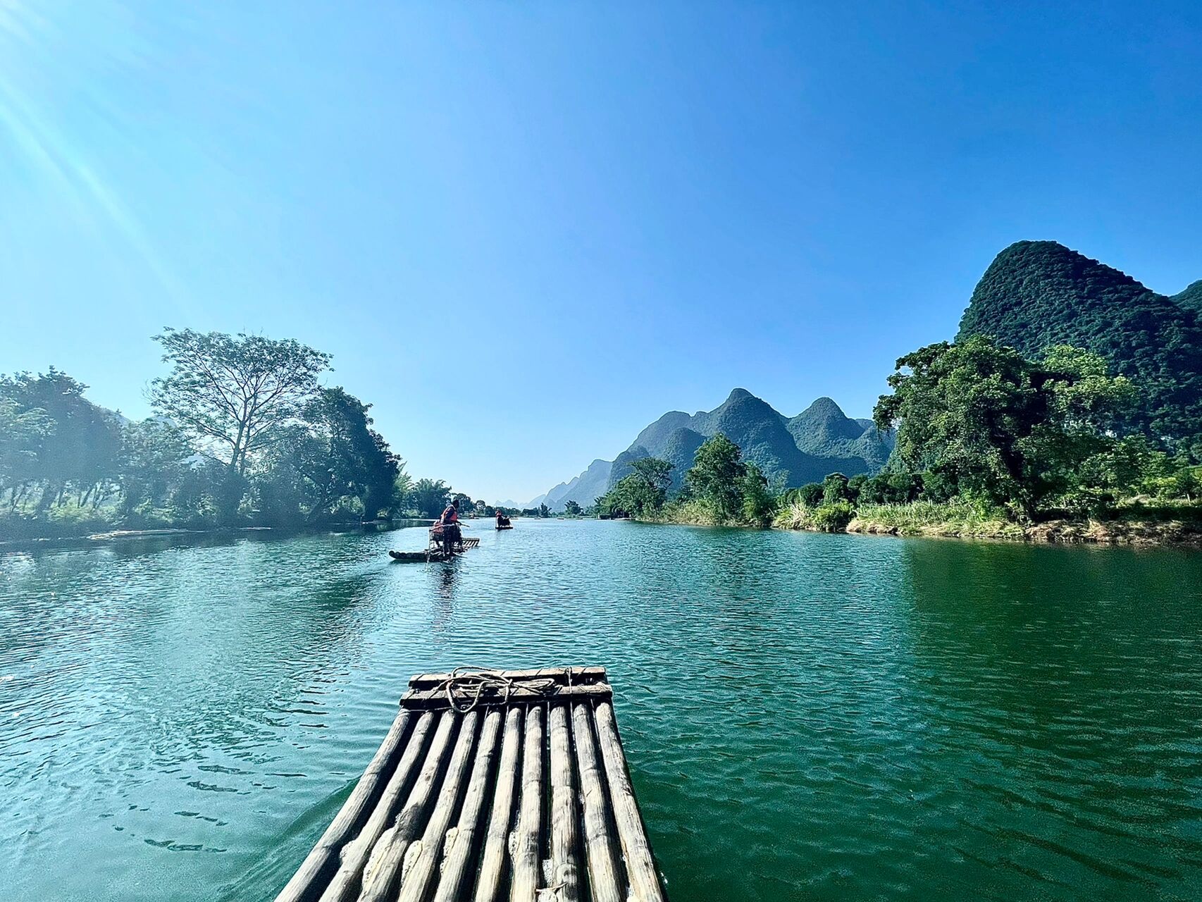 Yulong River Bamboo Raft image 1